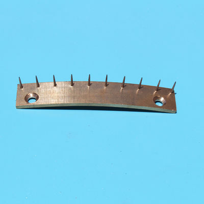 Buy Customized Textile Machine Parts Pin Plate With Radian Copper Plate Thick Needle Special Design online manufacture