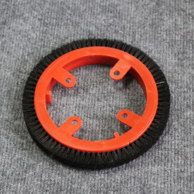 Buy Stenter Machine Parts Krantz Finishing Machine K10 Type Brush Wheel Red Plastic Body Black Brush Wheel online manufacture