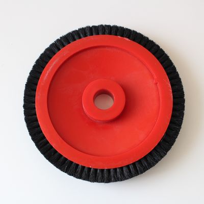 Buy Stenter Machine Parts Monforts Finishing Machine Small Brush Wheel 26/22mm Inner Dia Black Bristle online manufacture