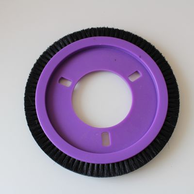 Buy Purple Color LK Stenter Machine Parts Brush Wheel Standard Quality Black Bristle Stenter Machine Parts online manufacture