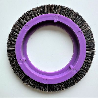 Buy Bruckner Brand Stenter Machin Parts Brush Wheel Purple Body Bristle Brush Pig Hair Small Type online manufacture