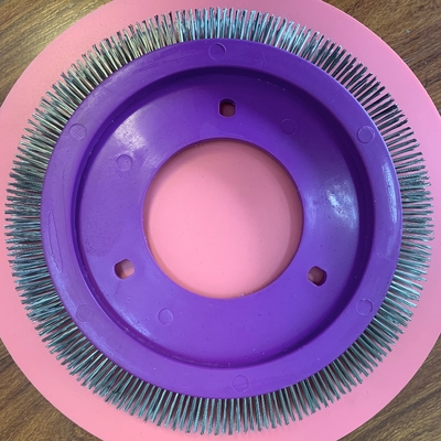 Buy Stenter Machine Parts Lk Stenter Brush Purple Plastic Body Stainless Steel Material Hair 3 installation holes online manufacture