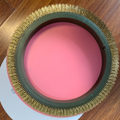 Buy Finishing Machine Parts Ehwha Stenter Brush Green Plastic Body Copper Material Hair Good quality online manufacture