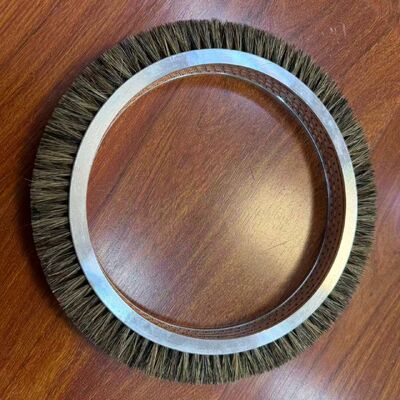 Buy Stenter Machine Parts Ehwha Stenter Brush Wheel Aluminum Material Body Pig Hair Bristle Material online manufacture