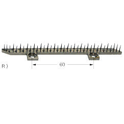 Artos Stenter Machine Pin Bar Bruckner Copper Stenter Parts Pin Plate