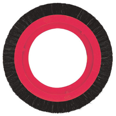 Red Nylon Bristle Stenter Machine Spare Parts Wheel Brush For Babcock Stenter Machine
