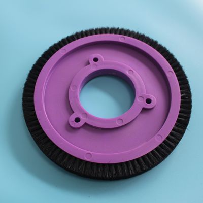 Standard Ilsung Stenter Machine Parts Brush Wheel Black Nylon Hair