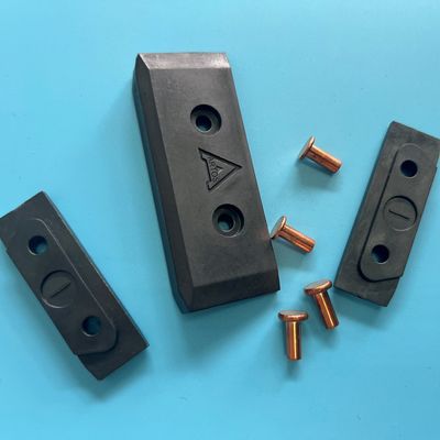 Artos Brand Stenter Textile Machine Components Sliding Pad Carbon Peek Material Bring Copper Rivet