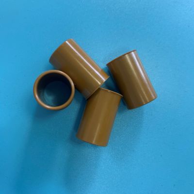 Monforts Textile Machinery Components Chain Link Bush Peek Carbon Material Yellow Brown Black Color