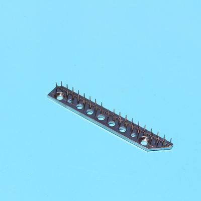 iLsung Fabric Finishing Machine Parts Stenter Pin Bar Pin Plate Nickel Plating Craft 73mm 76mm Center Distance