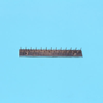 Krantz Textile Machine Parts Stenter Pin Bar Pin Plate 57mm Center Distance Nickel Plating Brass Plate