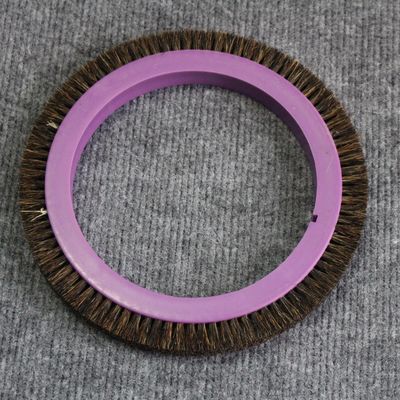 Artos Stenter Machine Parts Brush Wheel Purple Plastic Body Mixed Bristle Pig Hair Finishing Machine Parts