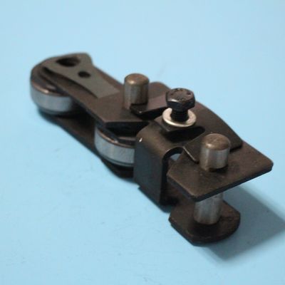 Monforts Textile Machinery Parts Stenter Chain Link Steel Material Black Standard Size Finshing Machine Accessories