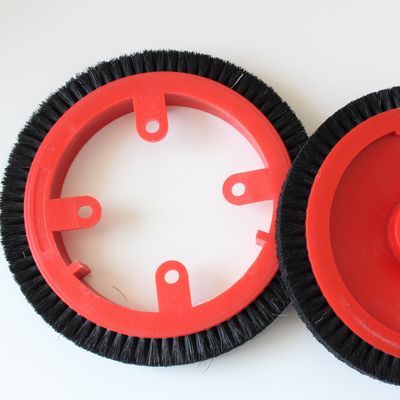 Krantz Finishing Machine Accessories Stenter Machine Parts Brush Wheel K10 Type Plastic Black Pig Hair