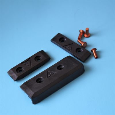 Artos Finishing Stenter Machine Parts Peek Sliding Pads Sets Copper Rivet Carbon Fiber Material
