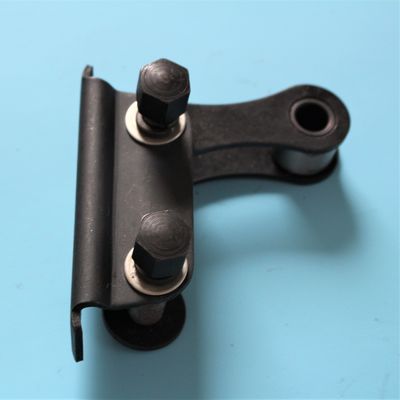 Textile Finishing Machine Spares Bruckner Stenter Chain Link Black Color Steel Horizontal Type