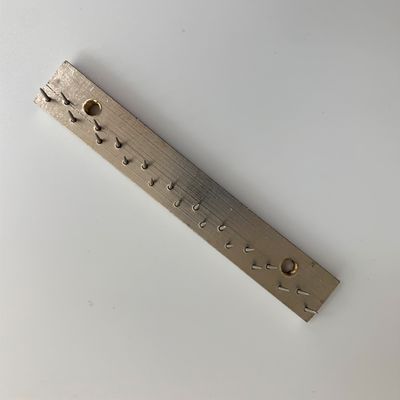 Krantz Stenter Machine Spares Pin Plate Carbon Steel Material 57mm Center Distance Copper Plate