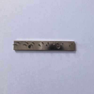 Unitech Stenter Machine Parts Pin Plate Copper Material Plate Carbon Steel Material Needle 16pins